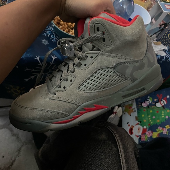 Jordan 5 Retro P51 Camo Size 6.5Y - Picture 3 of 9